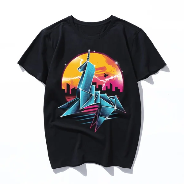

the silver origami Funny Tee Shirt 2019 Summer/Spring Short Sleeve O-Neck Men's Casual T-shirt Plus