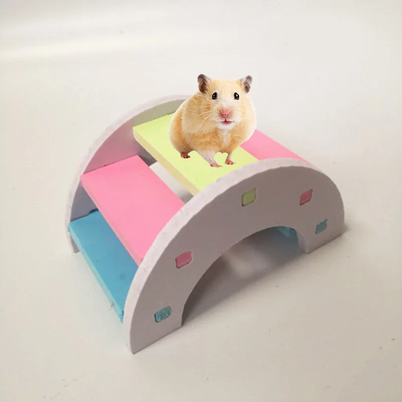 Симпатичные разноцветные игрушки для домашних животных с радужным мостиком