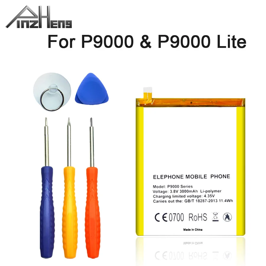 PINZHENG новый 100% Оригинальный P9000 аккумулятор для мобильного телефона Elephone Lite