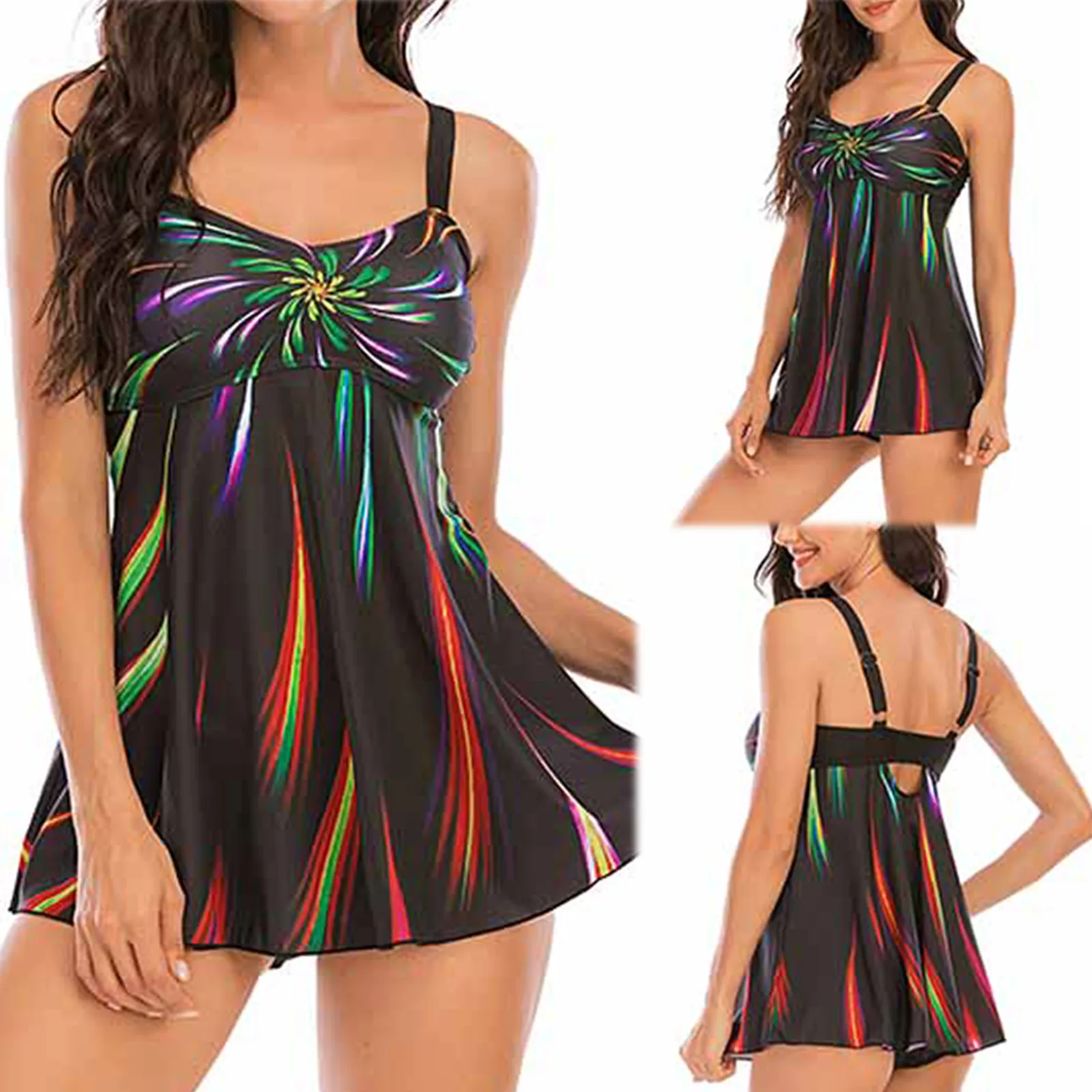

High Waist Swimwear 2021 New Print Bikinis Women Swimsuit Bathing Suit Halter Biquini Maillot De Bain Femme Brazilian Biquinis