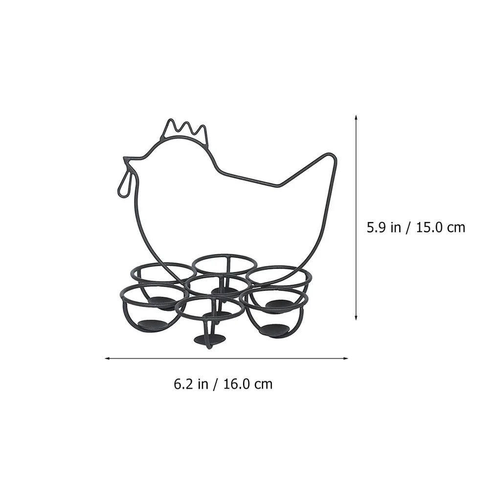 

Kitchen Metal Egg Holder Dispenser Rack Organizer Egg Skelter Storage Rack