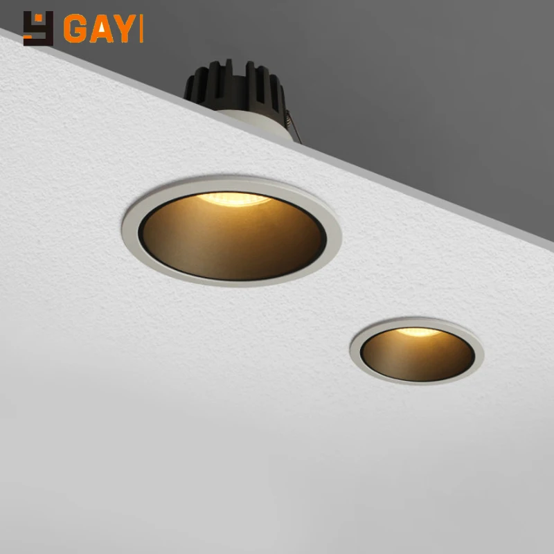 

GAOYI MINI Modem LED Downlight Background Spot Light High Quality Aluminum Ceiling Spot Light CREE Chip CRI 93 Recessed Light