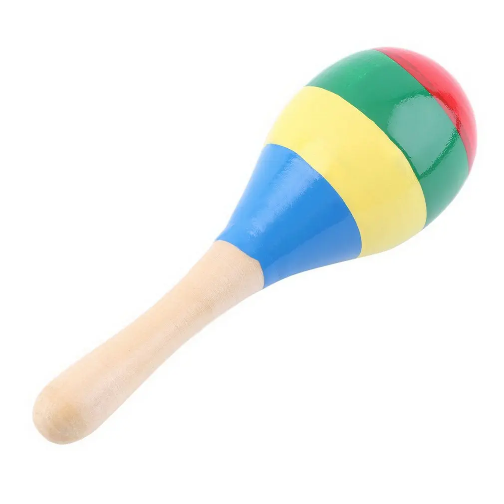 5 шт. Детские звуковые погремушки для малышей Музыкальные инструменты деревянный