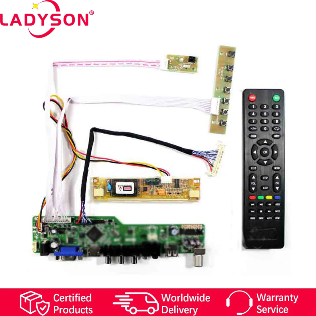 Новый комплект TV56 для M215HW01 V2 / V5 V7 VC TV+HDMI+VGA+AV+USB LCD LED панели управления драйвера.