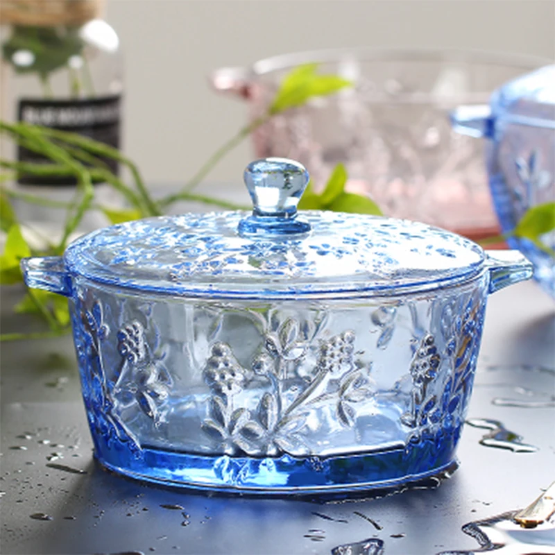 Бесплатная доставка винтажные рельефные резные суповые раковины с крышкой для