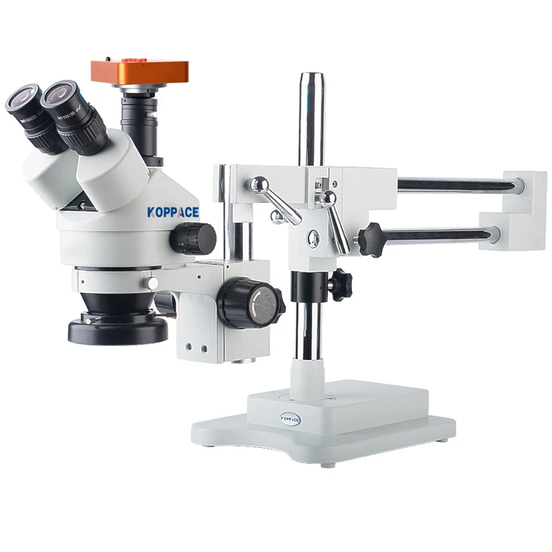 

3.5X-90X Trinocular Stereo Microscope Micro Mounting Machine Microscope 21 Megapixel HDMI Camera