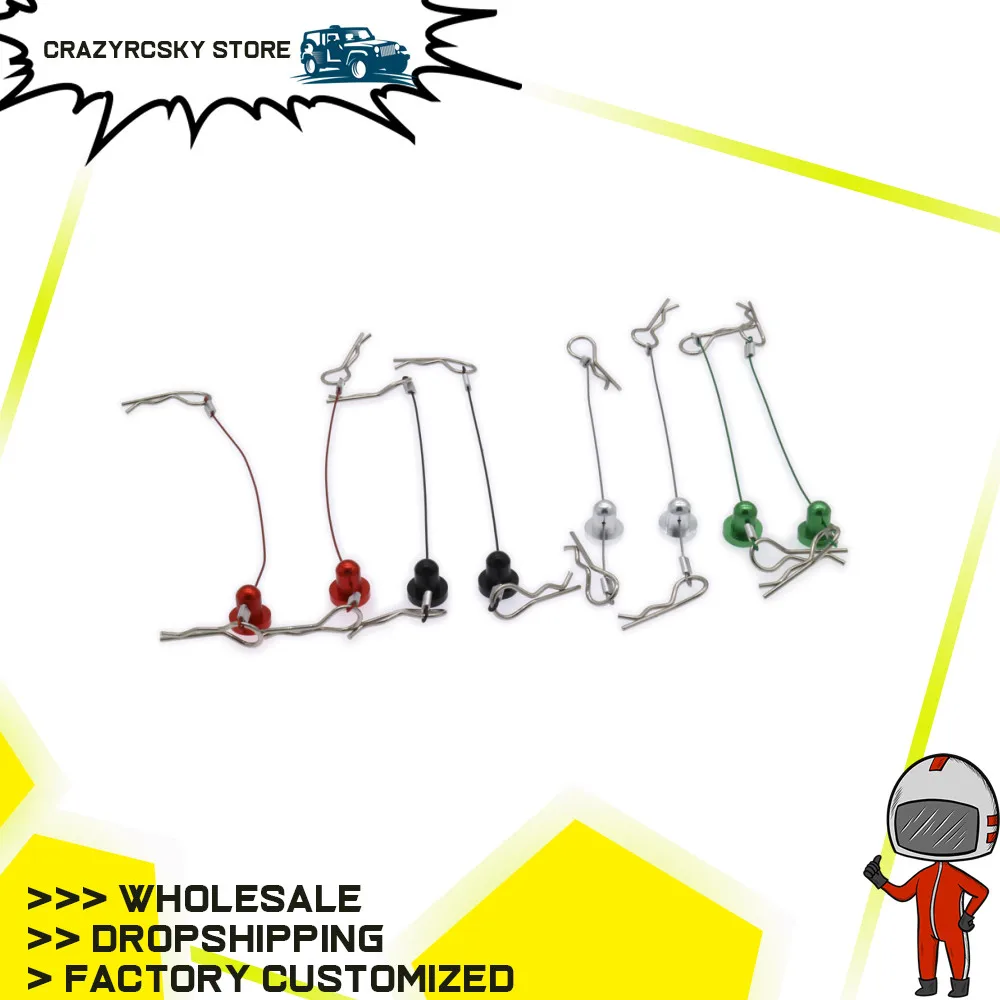 RCAWD 100 мм 160 зажимы для корпуса с винтовой фиксацией радиоуправляемой модели