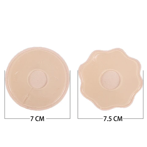 Reusable Women Breast Petals Nipple Cover Invisible Flirting Boob Tape Strapless Backless Lift Bra Pad Nipples Covers