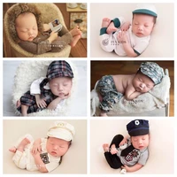 newborn baby boy photography props sport clothes infant fotoshooting outfits baby photoshoot police outfits fotografia accessory