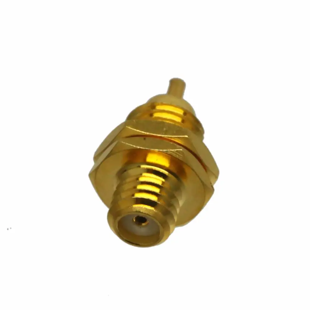 Microdot 10-32UNF Connector female socket nut bulkhead panel mount for Ultrasonic Flaw detector NDT TOFD GE instrument - купить по