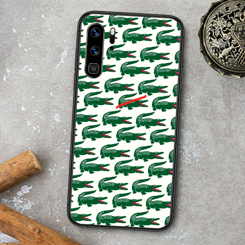 

Fashion LACOETE Brand Phone Case For Huawei P Mate Smart 10 20 30 40 Lite Z 2019 Pro black Waterproof 3D Back Trend Prime