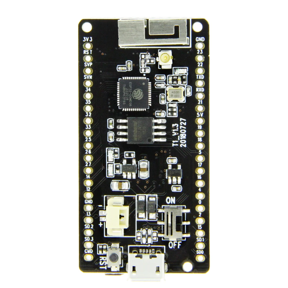 

LILYGO TTGO T1 ESP-32 V1.3 Rev1 Wifi Module And Bluetooth And SD Card Bord 4MB FLASH