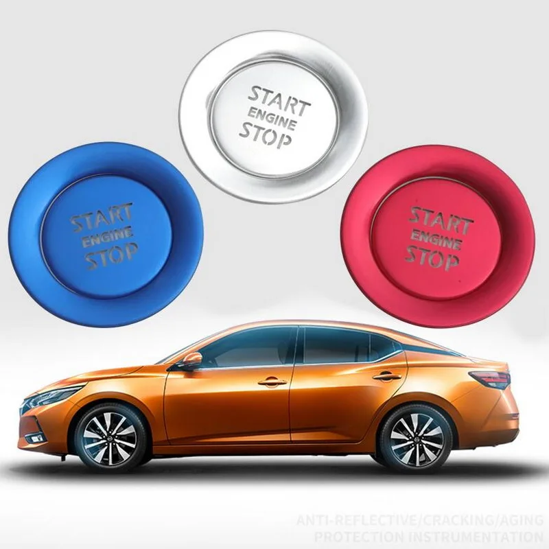 Tonlinker наклейка для интерьера автомобиля звезда двигателя/стоп чехол NISSAN Sentra 2019