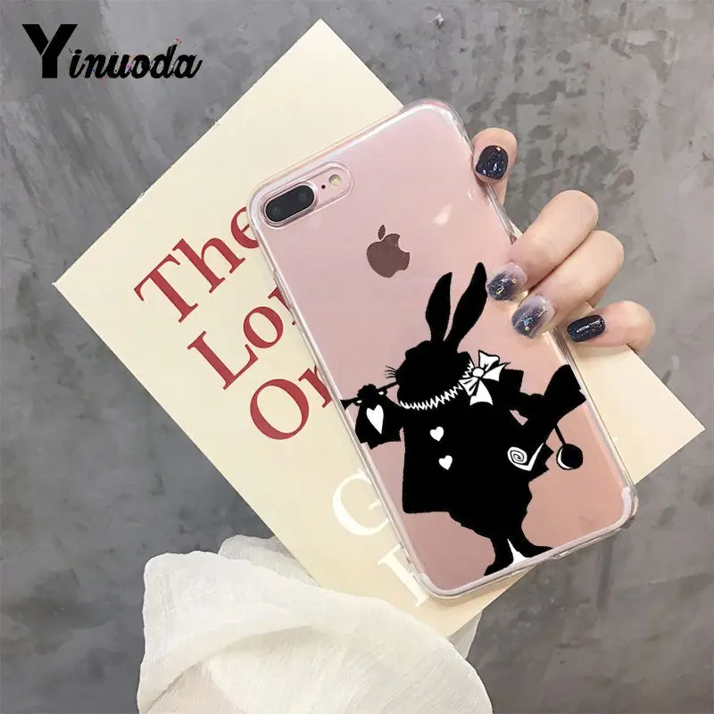 Yinuoda Alice in Wonderland Чеширский кот Модный чехол для телефона Apple iPhone 8 7 6 6S Plus X XS max 5 5S SE XR чехол
