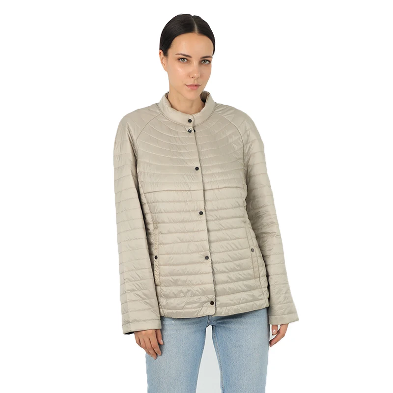 

Женский пуховик, теплая верхняя одежда большого размера, Высококачественная приталенная стеганая одежда с хлопковой подкладкой, офисный ж...