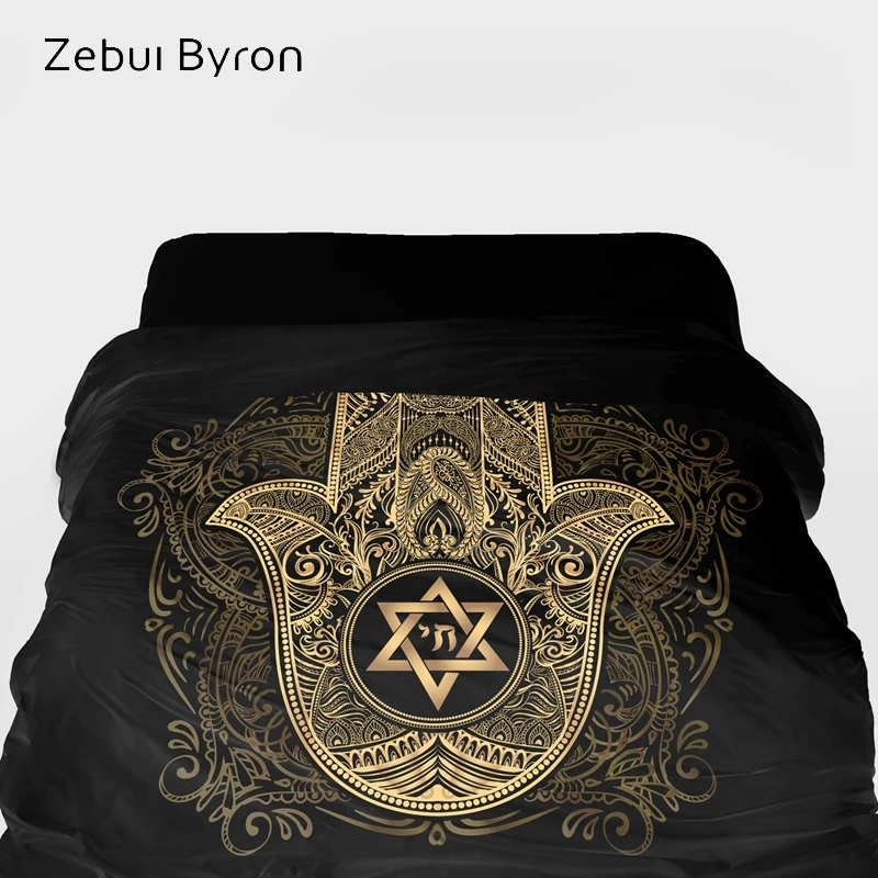 3D пододеяльник King/queen/custom size покрывало/одеяло 220/240 покрывало постельное белье Black