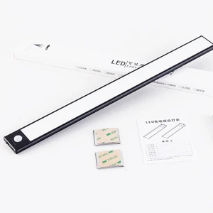 Светодиодный ночник с пассивным инфракрасным датчиком движения, индукционный перезаряжаемый Магнитный притяжной настсветильник ильник для спальни, кухни, ванной, кабинета, лампа