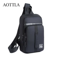 aottla 2021 new multifunction chest bag shoulder messenger bag casual fashion mens backpack travel small bags tote bag for male