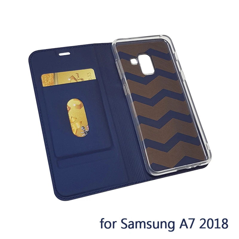 Роскошный кожаный чехол-бумажник для samsung A7, A8, A6, A6 Plus, для Galaxy, A50, A60, A70, A10, A30, защитный чехол-книжка