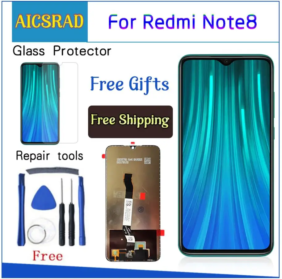 ЖК-дисплей для Xiaomi Redmi Note 8 8T 8 Pro, экран 6,3 дюйма + сенсорный дигитайзер в сборе, ЖК-дисплей для Redmi Note 8 8T 8 Pro ЖК-дисплей для Xiaomi Redmi Note 8 8T 8 Pro, экран 6,3 дюйма + сенсорный дигитайзер в сборе, ЖК-дисплей для Redmi Note 8 8T 8 Pro