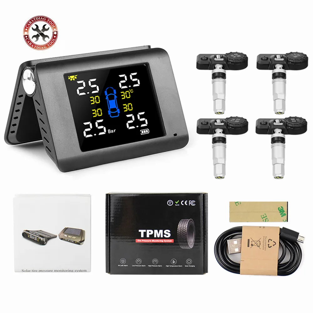 Автомобильная система контроля давления в шинах с светодиодный дисплеем режиме