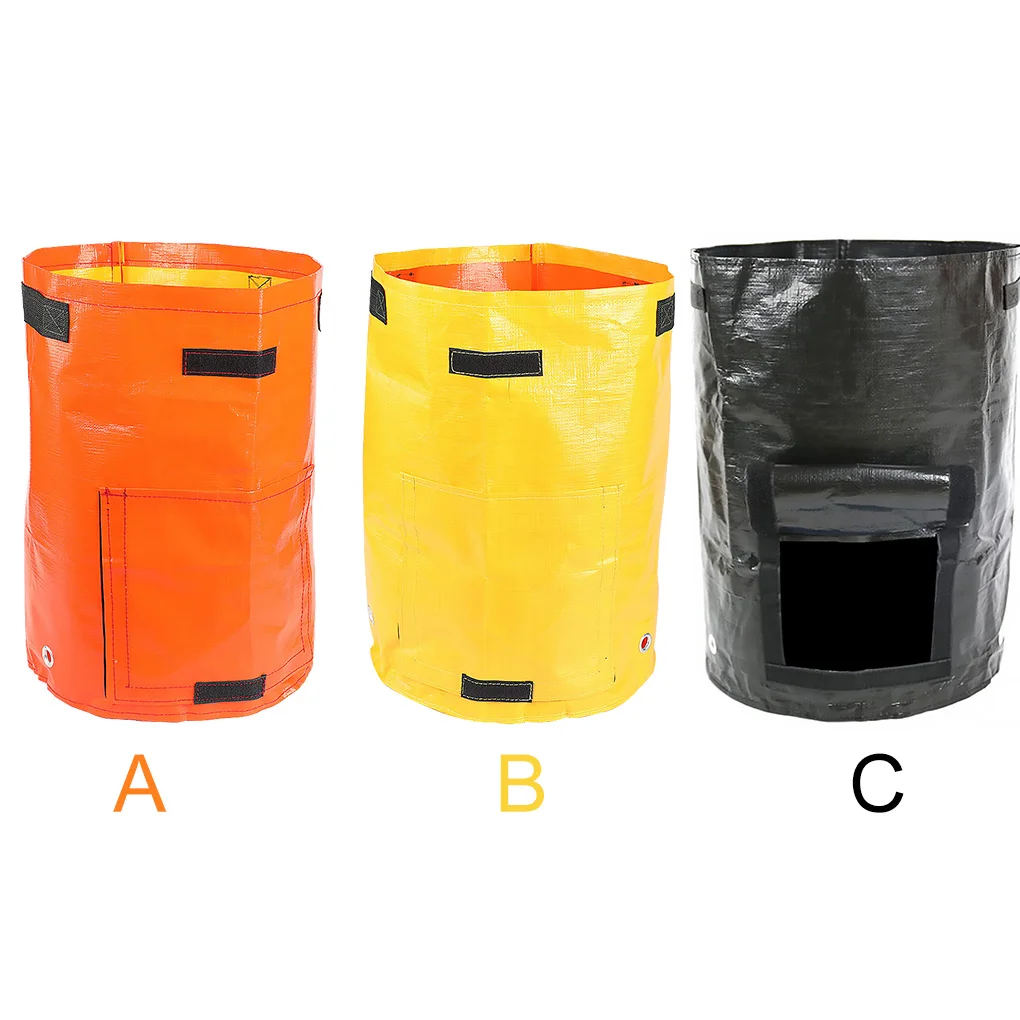 

Vegetable Plant Grow Bag DIY Potato Grow Planter PE Cloth Tomato Planting Container Bag PE Thicken Garden Pot Garden Supplies