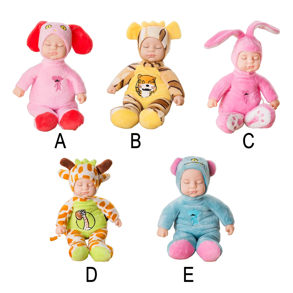 Виниловая имитация новорожденного ребенка кукла с закрытым глазом