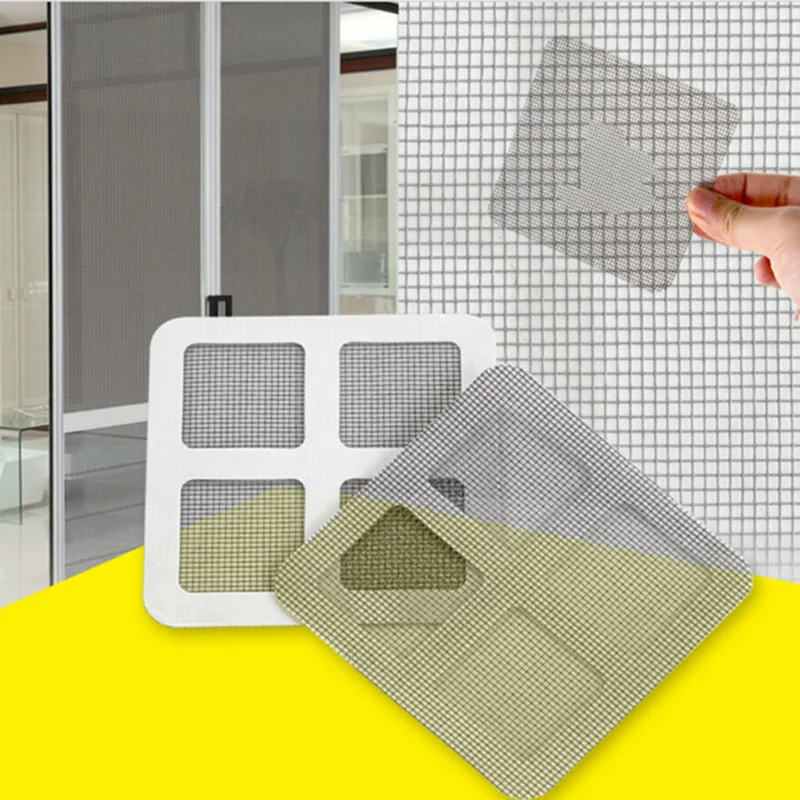 3 шт./лот сетка для фиксации окон экрана ed патчи дверная самоклеящаяся против