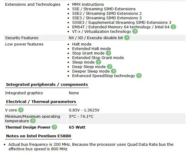 Двухъядерный процессор Intel Pentium E5800 3 2 ГГц Мб 65 Вт LGA 775 протестирован 100%