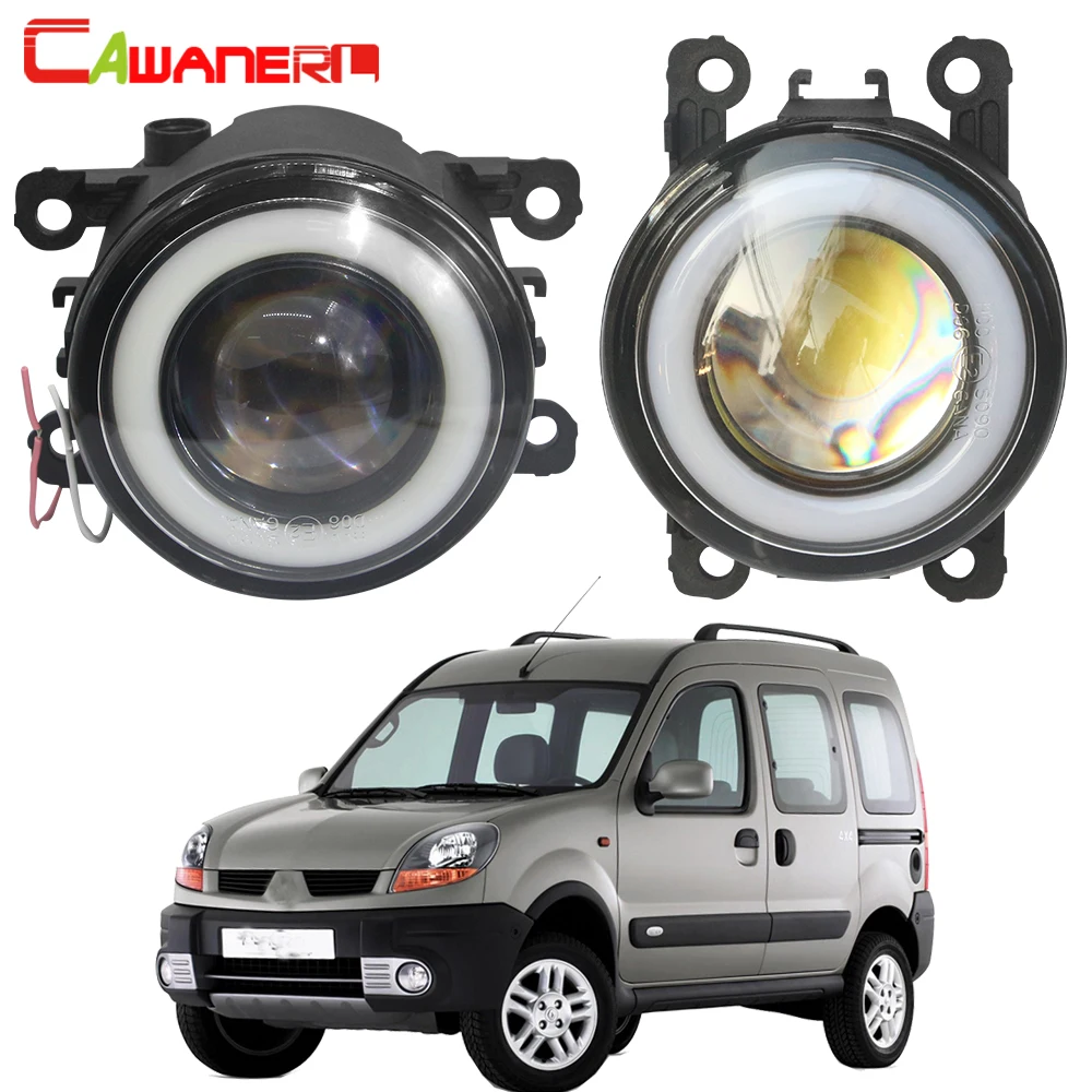 

Cawanerl For Renault Kangoo Grand Kangoo 2007-2015 Car H11 LED Fog Light COB Angel Eye Daytime Running Light 30W 12V Accessories