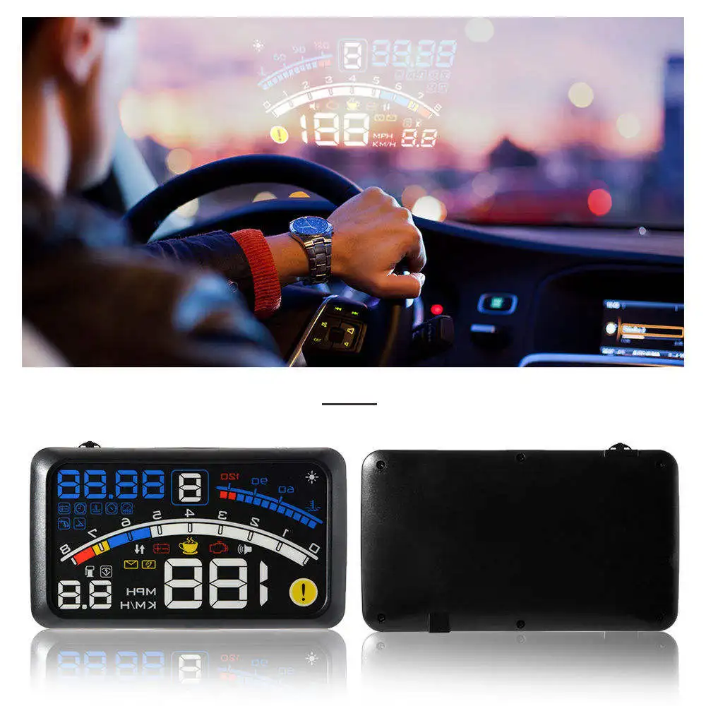 Проектор приборной панели, 5,5 дюйма, OBDII/EUOBD