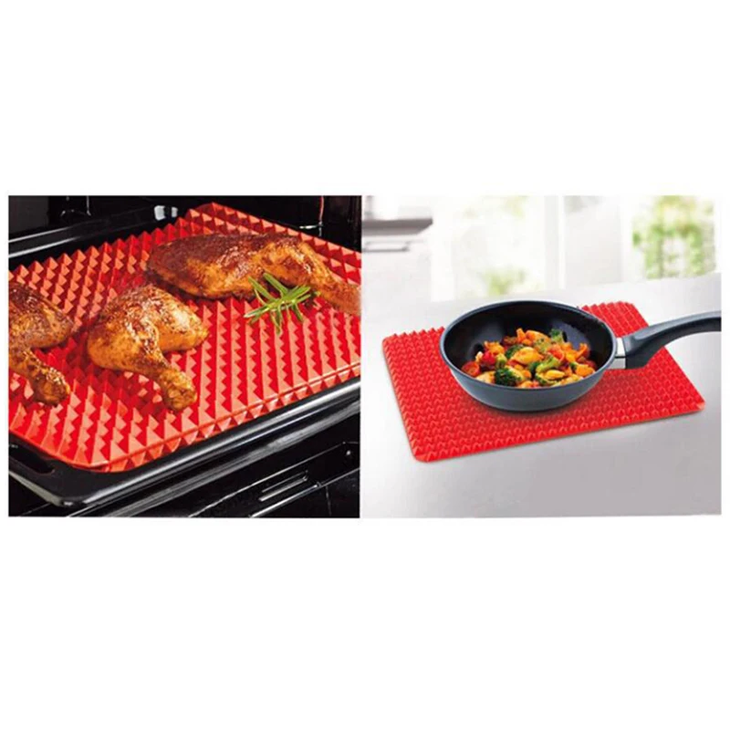 YIBO коврики для выпечки силиконовый коврик барбекю микроволновая печь кухонная