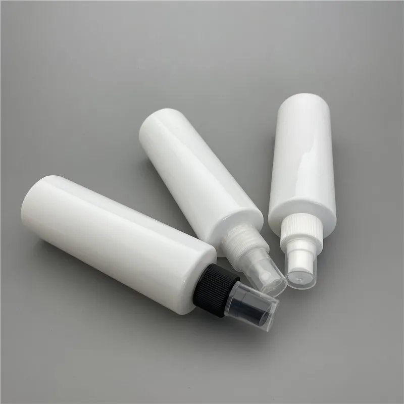 200ML X 30 White Cosmetic Flat Shoulder Plastic Bottle With Fine Mist Sprayer Perfume Travel Packaging Containers | Красота и