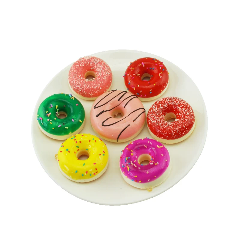 Искусственная еда искусственный хлеб пончики декор комнаты реквизит для