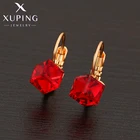 От бижутерии Xuping Летняя распродажа, модные красные квадратные серьги с кристаллом для женщин и девочек 810644665