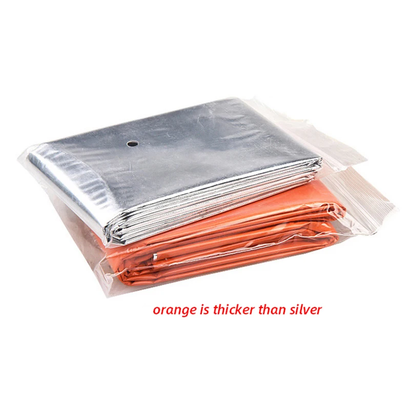 

1-10 Pcs Outdoor Camping Emergency Survival Blanket Rescue Kit One Time Used Portable Waterproof Keep Warm First Aid Curtain