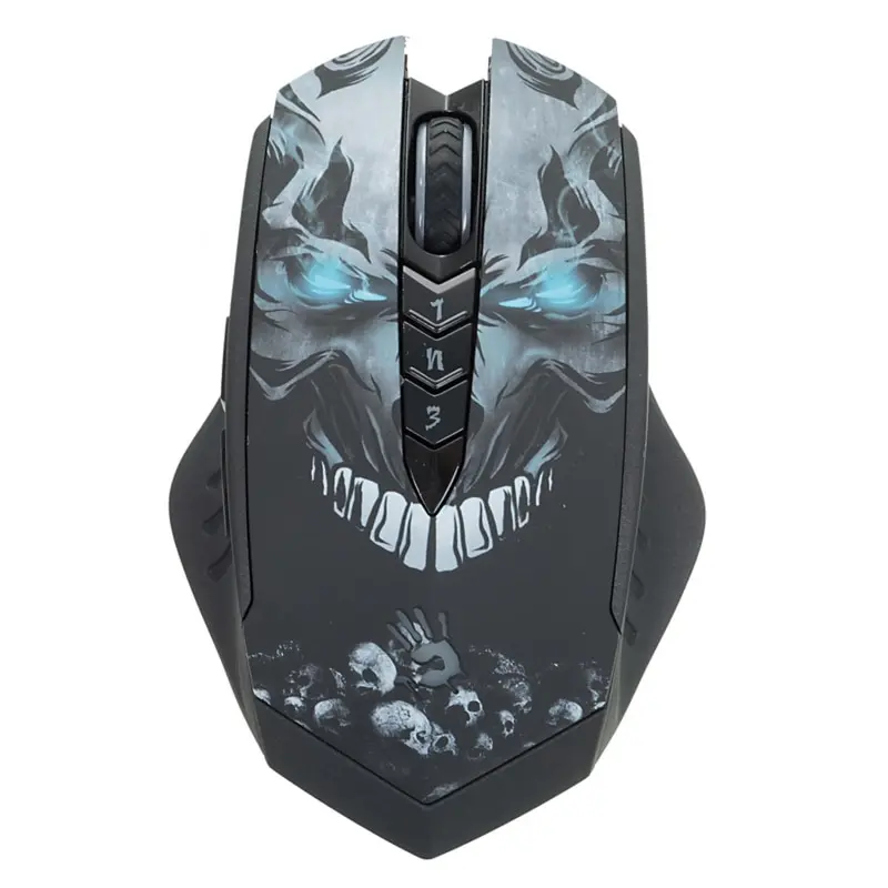 Мышь беспроводная A4 Bloody R8 metal feet Skull design оптическая | Компьютеры и офис