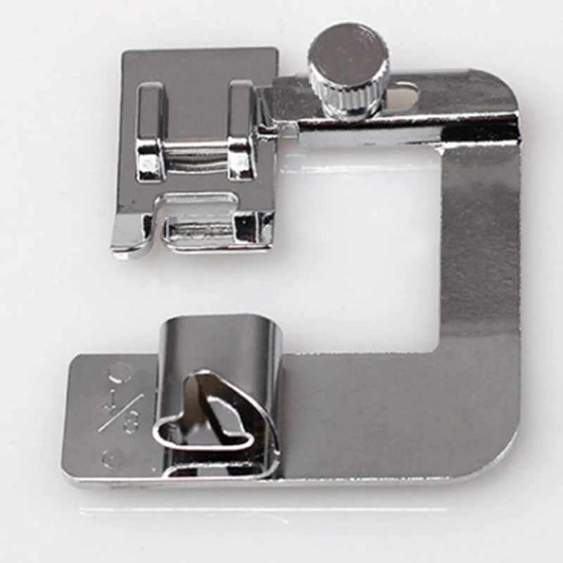 

13-25 Cm Domestic Sewing Machine Foot Presser Rolled Hem Feet Set For Brother Singer Sewing Accessories
