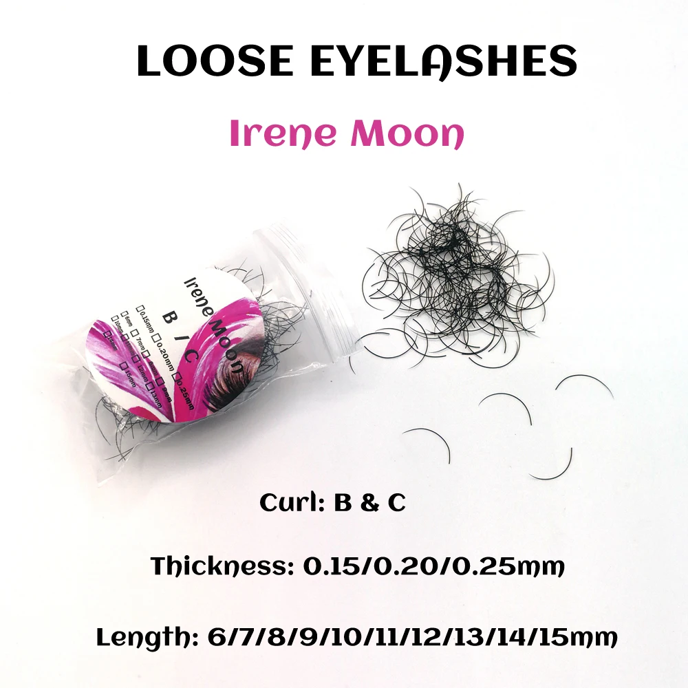 Накладные синтетические ресницы B & C Curl 1 г/упак. 0 15/0 20 мм 6 15 мм|false eyelashes|individual false