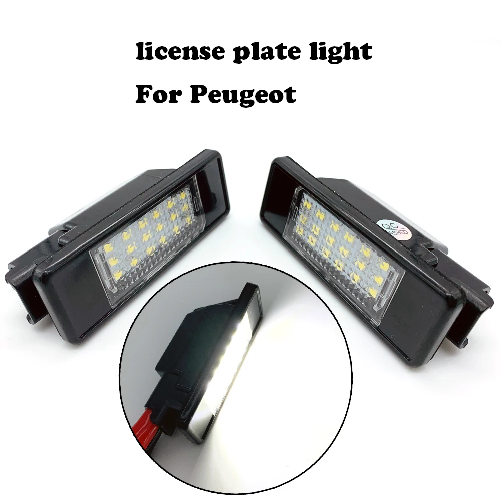 Фонарь для номерного знака Peugeot 308 106 1007 207 307 3008 406 407 508 607 citroen C2 C3 C4 C5 C6 C8 DS3 |