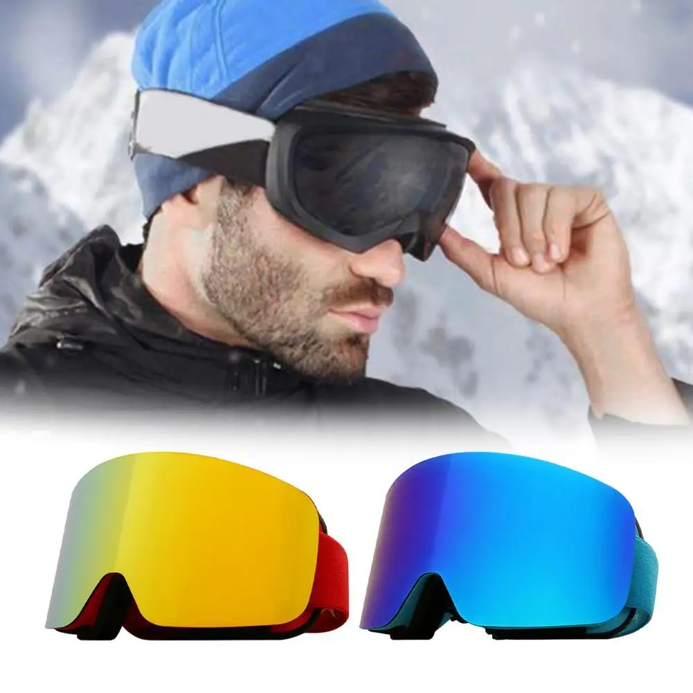 

Snowboard Goggles Ski Goggles Anti-fog UV Protection Adjustable Wide Vision Ski Snow Goggles for Men