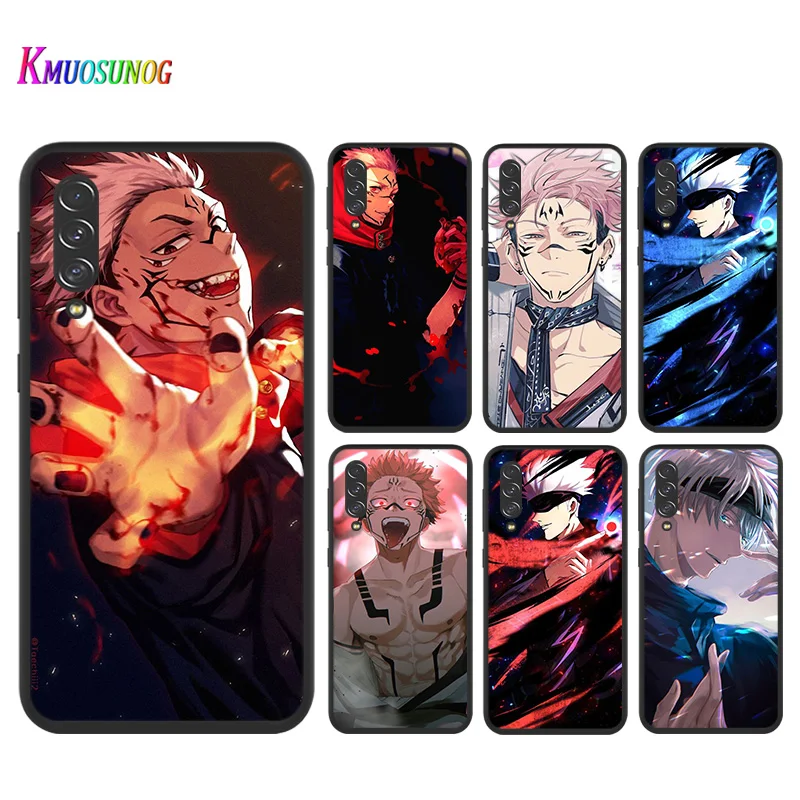 

Hot Anime Jujutsu Kaisen for Samsung Note 8 9 10 20 Ultra Plus Pro 5G M01 M02 M60S M62 F62 Black Phone Case