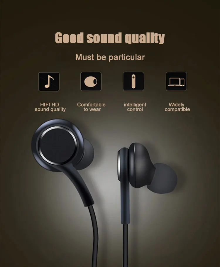 

S8 AKG 3.5 mm interface for S8 S9 EO-IG955 earphone high quality bass headphone In-ear wired headphones