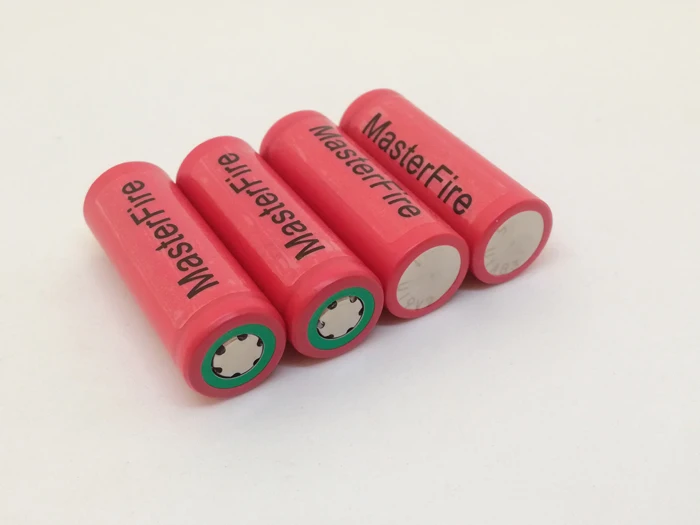 

4PCS/LOT MasterFire Original Sanyo 18500 1620mah UR18500F 3.7V Lithium-ion Battery Rechargeable Batteries Cell For Flashlights