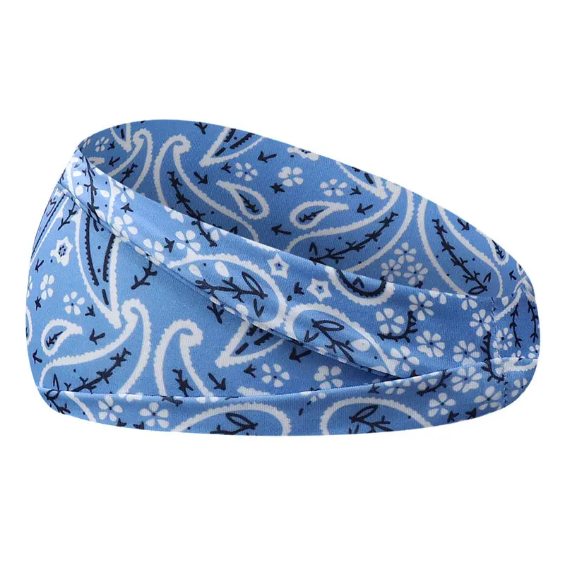 

Women Headbands Vintage Print Wide Turban Twisted Hairbands Cotton Sports Sweatbands Yoga Hairband Headwrap Hair Accessories