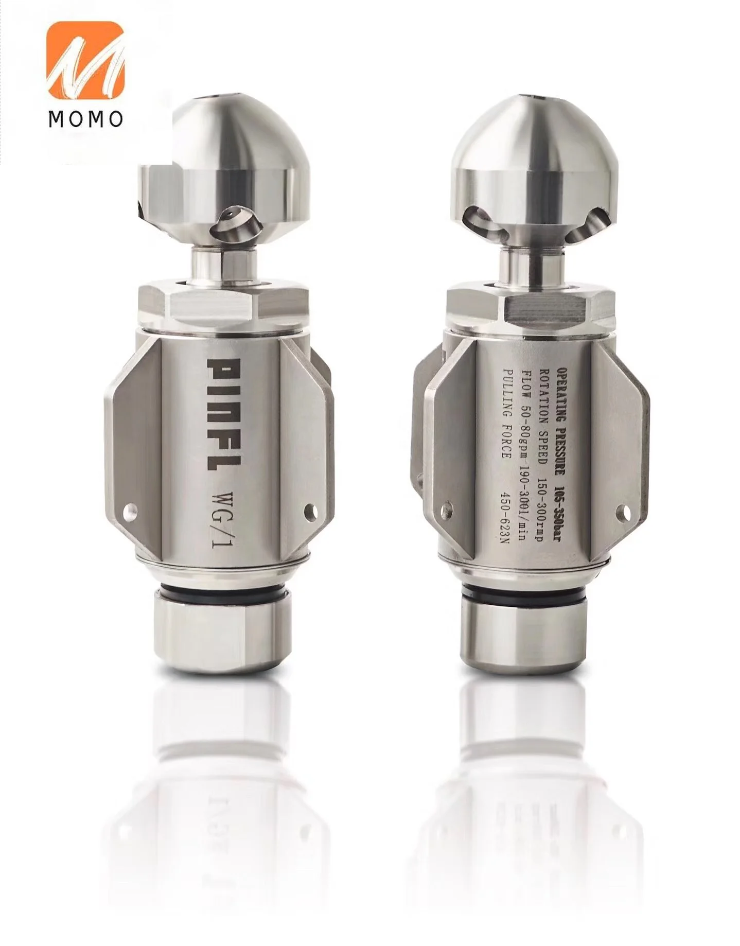 

Stainless Steel Sewer Cleaning Rotating Nozzle