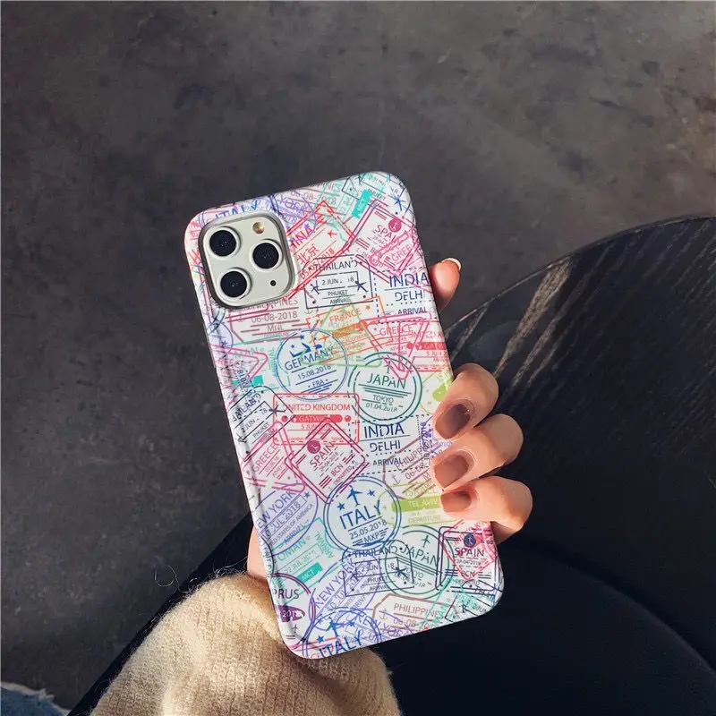 Чехол-накладка INS для iphone 11Pro Max SE2020 XR XS X 7 8 Plus силиконовый с принтом | Мобильные