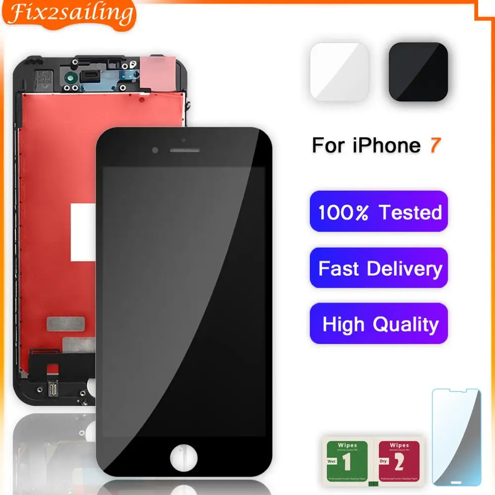 Жк-дисплей fix2sail 100% класса AAA с сенсорным экраном дигитайзер в сборе замена для Apple