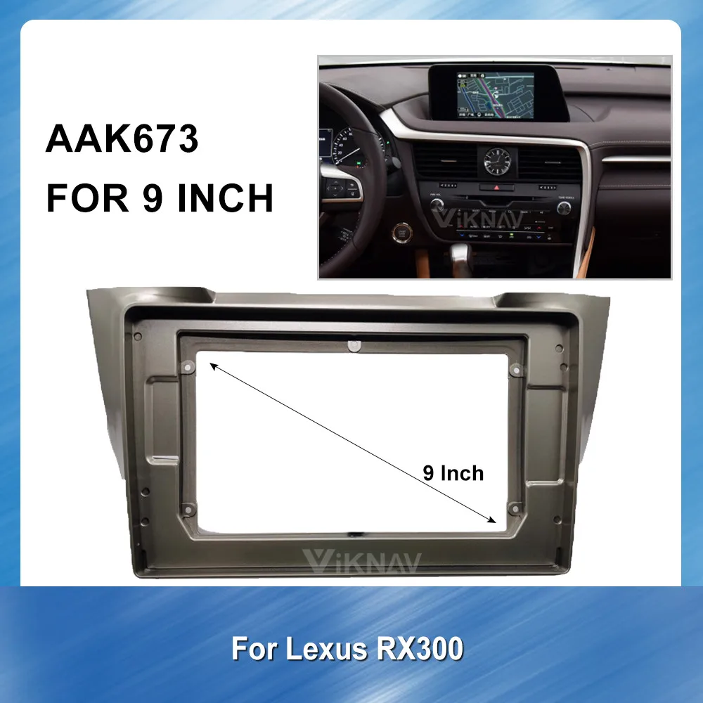 2 din радиоприемник для Lexus RX300 2003 2009 комплект монтажа на панели стерео аудио