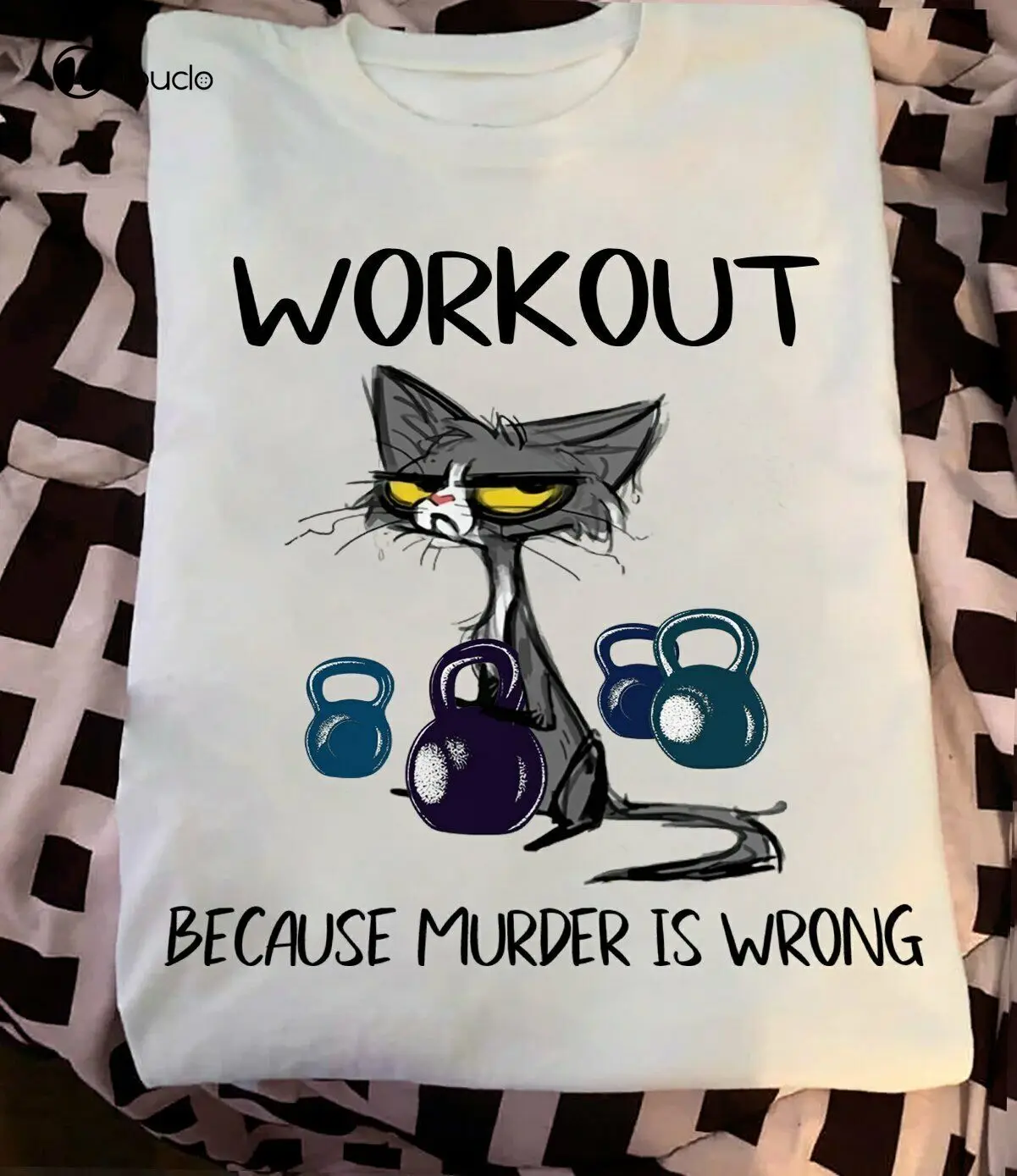 

New Cat Lover T-Shirt Pet Lover Workout Cute Birthday Gift Unisex Men Women Tee Shirt Cotton T Shirt Custom Aldult Teen Unisex